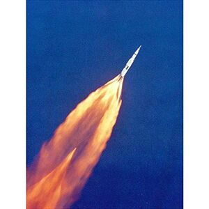 Wee Blue Coo Space Rocket Launch Apollo 11 Afterburn Flame Mission USA Art Print Poster Wall Decor 12X16 Inch Wee Blue Coo Space Rocket Launch Apollo 11 Afterburn Flame Mission USA Art Print Poster Wall Decor 12X16 Inch
