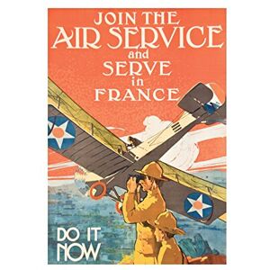 Wee Blue Coo Vintage Ad WWII France Service War Join Air Service Wall Art Print Wee Blue Coo Vintage Ad WWII France Service War Join Air Service Wall Art Print