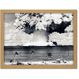 Artery8 Atomic Bomb Test Operation Crossroads Photograph Artwork Framed Wall Art Print 18X24 Inch Artery8 Atomic Bomb Test Operation Crossroads Photograph Artwork Framed Wall Art Print 18X24 Inch