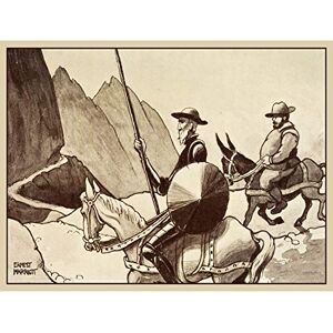 Wee Blue Coo MARRIOTT DON QUIXOTE SANCHO PANZA PRINT ONLY ART POSTER HP3767 Wee Blue Coo MARRIOTT DON QUIXOTE SANCHO PANZA PRINT ONLY ART POSTER HP3767