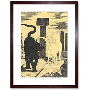 Wee Blue Coo PAINTING MANET RENDEZVOUS CATS OLD MASTER FRAMED PICTURE ART PRINT F97X8918 Wee Blue Coo PAINTING MANET RENDEZVOUS CATS OLD MASTER FRAMED PICTURE ART PRINT F97X8918