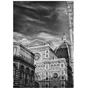 Wee Blue Coo Photo Architecture Florence Duomo Cathedral BW Italy Wall Art Print Wee Blue Coo Photo Architecture Florence Duomo Cathedral BW Italy Wall Art Print