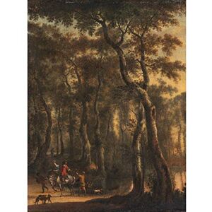 Artery8 Hackaert Hunters In The Woods Landscape Painting Unframed Wall Art Print Poster Home Decor Premium Artery8 Hackaert Hunters In The Woods Landscape Painting Unframed Wall Art Print Poster Home Decor Premium