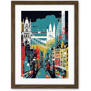 Artery8 London Iconic Landmarks Modern Abstract Cityscape Artwork Framed Wall Art Print 18X24 Inch Artery8 London Iconic Landmarks Modern Abstract Cityscape Artwork Framed Wall Art Print 18X24 Inch