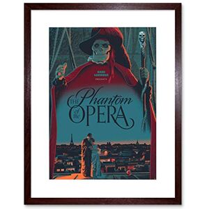 Wee Blue Coo Movie Film Ad Phantom Opera Chaney Horror Framed Wall Art Print Wee Blue Coo Movie Film Ad Phantom Opera Chaney Horror Framed Wall Art Print