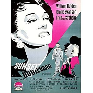 Wee Blue Coo MOVIE FILM SUNSET BOULEVARD NOIR DRAMA SWANSON copy 18x24 INCH ART POSTER PRINT PICTURE LV6864 Wee Blue Coo MOVIE FILM SUNSET BOULEVARD NOIR DRAMA SWANSON copy 18x24 INCH ART POSTER PRINT PICTURE LV6864