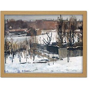 Artery8 Breitner View Oosterpark Amsterdam Snow Painting Artwork Framed Wall Art Print 18X24 Inch Artery8 Breitner View Oosterpark Amsterdam Snow Painting Artwork Framed Wall Art Print 18X24 Inch