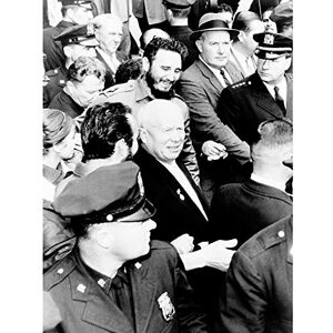 Wee Blue Coo VINTAGE PHOTOGRAPHY GROUP PORTRAIT FIDEL CASTRO NIKITA KRUSCHEV USSR CUBA 30X40 CMS FINE ART PRINT ART POSTER BB10334 Wee Blue Coo VINTAGE PHOTOGRAPHY GROUP PORTRAIT FIDEL CASTRO NIKITA KRUSCHEV USSR CUBA 30X40 CMS FINE ART PRINT ART POSTER BB10334