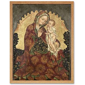 Artery8 Giovanni Da Francia Madonna Of Humility Painting Art Print Framed Poster Wall Decor 12x16 inch Artery8 Giovanni Da Francia Madonna Of Humility Painting Art Print Framed Poster Wall Decor 12x16 inch