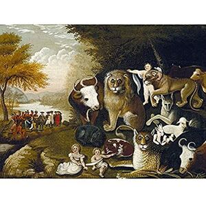 Fine Art Prints Edward Hicks The Peaceable Kingdom Art Print Canvas Premium Wall Decor Poster Mural Fine Art Prints Edward Hicks The Peaceable Kingdom Art Print Canvas Premium Wall Decor Poster Mural