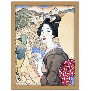 Artery8 Takehisa Nagasaki Scenes Spectacles Bridge Painting Artwork Framed Wall Art Print 18X24 Inch Artery8 Takehisa Nagasaki Scenes Spectacles Bridge Painting Artwork Framed Wall Art Print 18X24 Inch