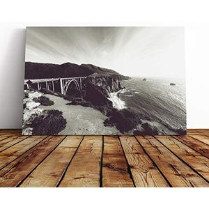 Big Box Art Canvas Print Wall Art Seascape Bixby Creek Bridge Big Sur California Mounted & Stretched Box Frame Picture Home Decor for Kitchen, Living Room, Bedroom, Multi-Colour, 24x16 Inch Big Box Art Canvas Print Wall Art Seascape Bixby Creek Bridge Big Sur California Mounted & Stretched Box Frame Picture Home Decor for Kitchen, Living Room, Bedroom, Multi-Colour, 24x16 Inch