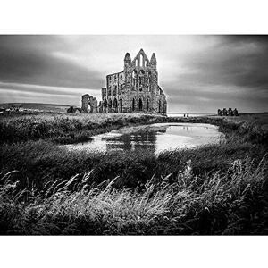Wee Blue Coo Photo Landscape Whitby Abbey England Art Print Poster Wall Decor 12X16 Inch Wee Blue Coo Photo Landscape Whitby Abbey England Art Print Poster Wall Decor 12X16 Inch