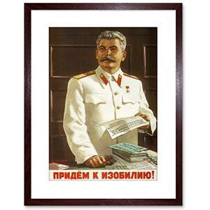 Wee Blue Coo Vintage Ad Political Stalin Soviet USSR Communism Framed Wall Art Print Wee Blue Coo Vintage Ad Political Stalin Soviet USSR Communism Framed Wall Art Print