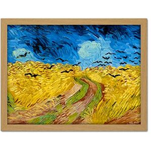 Fine Art Prints Van Gogh Wheatfield With Crows Painting Artwork Framed Wall Art Print 18X24 Inch Fine Art Prints Van Gogh Wheatfield With Crows Painting Artwork Framed Wall Art Print 18X24 Inch
