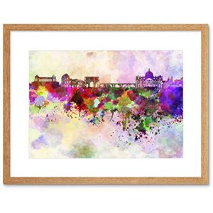 Wee Blue Coo Painting Illustration Cityscape Paint Splash Skyline Rome Framed Wall Art Print Wee Blue Coo Painting Illustration Cityscape Paint Splash Skyline Rome Framed Wall Art Print