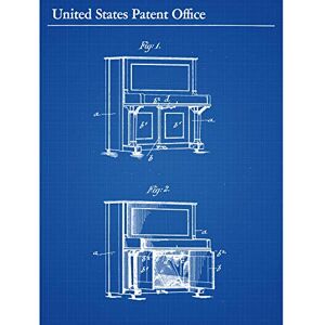 Artery8 Steinway Case Upright Piano 1907 Vintage Music Patent Extra Large XL Wall Art Poster Print Artery8 Steinway Case Upright Piano 1907 Vintage Music Patent Extra Large XL Wall Art Poster Print