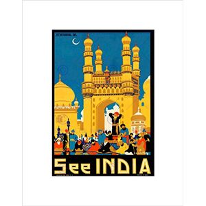 Wee Blue Coo Travel India Hyderabad Charminar Mosque Monument Islam Wall Art Print Wee Blue Coo Travel India Hyderabad Charminar Mosque Monument Islam Wall Art Print