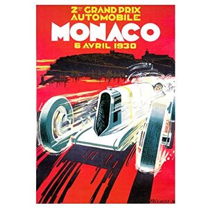 Wee Blue Coo Sport Motor Grand Prix Monaco France Picture Wall Art Print Wee Blue Coo Sport Motor Grand Prix Monaco France Picture Wall Art Print