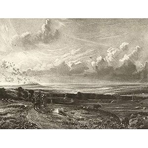 Artery8 David Lucas Hampstead Heath Harrow In Distance Painting Unframed Wall Art Print Poster Home Decor Premium Artery8 David Lucas Hampstead Heath Harrow In Distance Painting Unframed Wall Art Print Poster Home Decor Premium