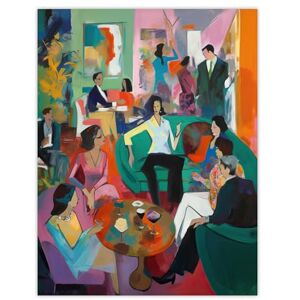 Artery8 After Dinner Cocktails Colourful Modern Abstract Painting Large Wall Art Poster Print Thick Paper 18X24 Inch Artery8 After Dinner Cocktails Colourful Modern Abstract Painting Large Wall Art Poster Print Thick Paper 18X24 Inch
