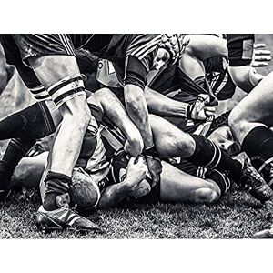Wee Blue Coo Sport Rugby Football Close Up Scrum Players Ball Game Large Art Print Poster Wall Decor 18x24 inch Wee Blue Coo Sport Rugby Football Close Up Scrum Players Ball Game Large Art Print Poster Wall Decor 18x24 inch