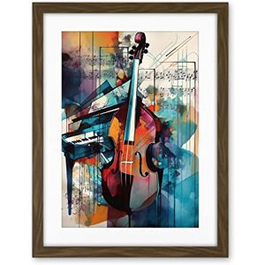 Artery8 Violin and Piano Classical Music Note Melody Concerto Abstract Modern Watercolour Painting Artwork Framed Wall Art Print 18X24 Inch Artery8 Violin and Piano Classical Music Note Melody Concerto Abstract Modern Watercolour Painting Artwork Framed Wall Art Print 18X24 Inch