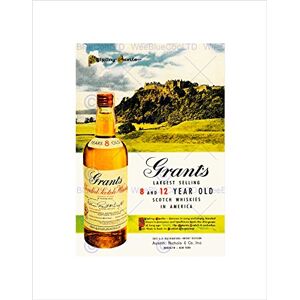 Wee Blue Coo Ad Drink Alcohol Scotch Whisky Stirling Castle Scotland Wall Art Print Wee Blue Coo Ad Drink Alcohol Scotch Whisky Stirling Castle Scotland Wall Art Print