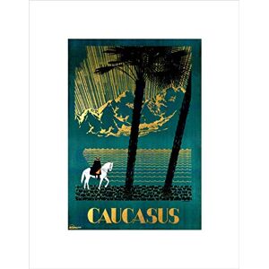 Wee Blue Coo Travel Caucasus Mountains Soviet Union Russia Lake Horse Wall Art Print Wee Blue Coo Travel Caucasus Mountains Soviet Union Russia Lake Horse Wall Art Print