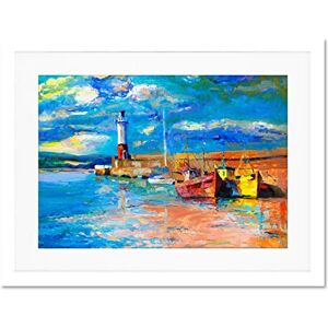 Fine Art Prints Boats Tide Out Painting Large Framed Art Print Wall Poster 18x24 inch Fine Art Prints Boats Tide Out Painting Large Framed Art Print Wall Poster 18x24 inch