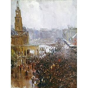 Fine Art Prints Arthur Streeton Firemans Funeral George Street Art Print Canvas Premium Wall Decor Poster Mural Fine Art Prints Arthur Streeton Firemans Funeral George Street Art Print Canvas Premium Wall Decor Poster Mural