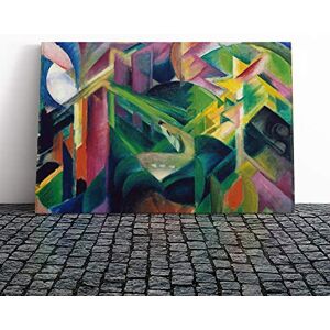 Big Box Art Canvas Print Wall Art Franz Marc Deer in a Garden Mounted and Stretched Box Frame Picture Home Decor for Kitchen, Living, Dining Room, Bedroom, Hallway, Multi-Colour, 20x14 Inch Big Box Art Canvas Print Wall Art Franz Marc Deer in a Garden Mounted and Stretched Box Frame Picture Home Decor for Kitchen, Living, Dining Room, Bedroom, Hallway, Multi-Colour, 20x14 Inch