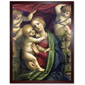 Artery8 Gaudenzio Ferrari Madonna And Child Painting Art Print Framed Poster Wall Decor 12x16 inch Artery8 Gaudenzio Ferrari Madonna And Child Painting Art Print Framed Poster Wall Decor 12x16 inch