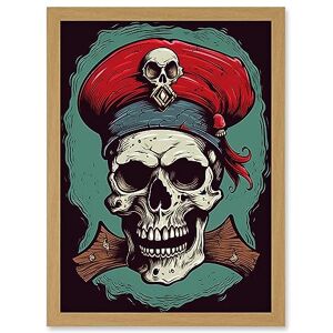 Artery8 Old School USA Tattoo Ink Body Art Pirate Skull Rockabilly Americana 50s Artwork Framed A3 Wall Art Print Artery8 Old School USA Tattoo Ink Body Art Pirate Skull Rockabilly Americana 50s Artwork Framed A3 Wall Art Print