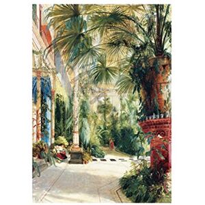 Wee Blue Coo Painting Blechen The Itnerior Of The Palm House Wall Art Print Wee Blue Coo Painting Blechen The Itnerior Of The Palm House Wall Art Print