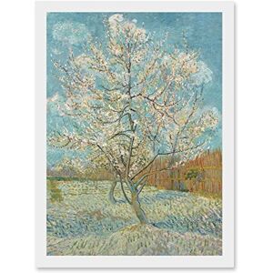 Wee Blue Coo Van Gogh The Pink Peach Tree Painting Artwork Framed Wall Art Print A4 Wee Blue Coo Van Gogh The Pink Peach Tree Painting Artwork Framed Wall Art Print A4