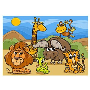 Wee Blue Coo Kids Animals Lion Giraffe Monkey Wall Art Print Wee Blue Coo Kids Animals Lion Giraffe Monkey Wall Art Print