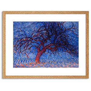 Wee Blue Coo Piet Mondrian 1908 Evening Red Tree Painting Framed Art Print Wee Blue Coo Piet Mondrian 1908 Evening Red Tree Painting Framed Art Print