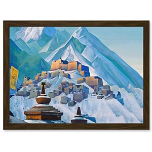 Artery8 Roerich Tibet Himalayas Symbolist Mountain Landscape Painting Artwork Framed Wall Art Print A4 Artery8 Roerich Tibet Himalayas Symbolist Mountain Landscape Painting Artwork Framed Wall Art Print A4