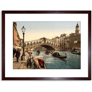 Wee Blue Coo PHOTO CANAL GONDOLA RIALTO BRIDGE VENICE ITALY FRAMED PRINT F97X5389 Wee Blue Coo PHOTO CANAL GONDOLA RIALTO BRIDGE VENICE ITALY FRAMED PRINT F97X5389