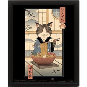 PYRAMID INTERNATIONAL Vincent Trinidad - Neko Ramen Ukiyo-E Framed 3D PYRAMID INTERNATIONAL Vincent Trinidad - Neko Ramen Ukiyo-E Framed 3D