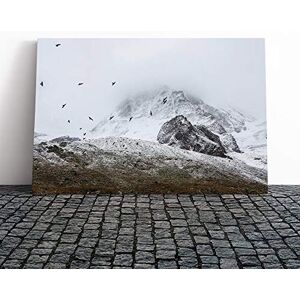 Big Box Art Flock of Birds Canvas Print Gallery Wrapped 30mm Frame Wall Art 24x16 inches Ready to Hang Modern Bird Picture Living Room Bedroom Lounge Office Big Box Art Flock of Birds Canvas Print Gallery Wrapped 30mm Frame Wall Art 24x16 inches Ready to Hang Modern Bird Picture Living Room Bedroom Lounge Office