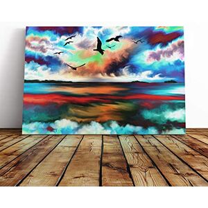 Big Box Art Wall Birds and Ocean Art Canvas Print Gallery Wrapped 30mm Frame Wall Art 30x20 inches Ready to Hang Coastal Seascape Picture Living Room Bedroom Lounge Office Big Box Art Wall Birds and Ocean Art Canvas Print Gallery Wrapped 30mm Frame Wall Art 30x20 inches Ready to Hang Coastal Seascape Picture Living Room Bedroom Lounge Office