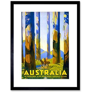 Wee Blue Coo Travel Victoria Australia Tree Horse Nature Picture Framed Wall Art Print Wee Blue Coo Travel Victoria Australia Tree Horse Nature Picture Framed Wall Art Print