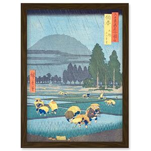 Artery8 Ono, Distant View of Mount Daisen Hoki Province Utagawa Hiroshige Japanese Woodblock Artwork Framed Wall Art Print A4 Artery8 Ono, Distant View of Mount Daisen Hoki Province Utagawa Hiroshige Japanese Woodblock Artwork Framed Wall Art Print A4