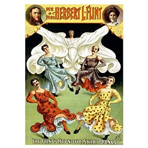 Wee Blue Coo Theatre Vintage Ad Mr Mrs Herbert Flint Magician Wall Art Print Wee Blue Coo Theatre Vintage Ad Mr Mrs Herbert Flint Magician Wall Art Print