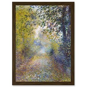 Artery8 - Renoir In The Woods - A4 - Brown - Framed wall art Artery8 - Renoir In The Woods - A4 - Brown - Framed wall art