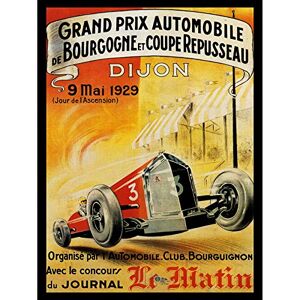 Wee Blue Coo Sport Advert Grand Prix Motor Race Dijon Canvas Print Wee Blue Coo Sport Advert Grand Prix Motor Race Dijon Canvas Print