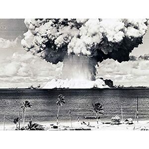 Artery8 Atomic Bomb Test Operation Crossroads Photograph Art Print Canvas Premium Wall Decor Poster Mural Artery8 Atomic Bomb Test Operation Crossroads Photograph Art Print Canvas Premium Wall Decor Poster Mural
