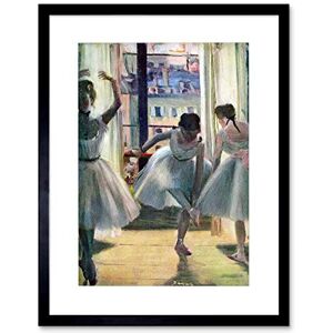 Wee Blue Coo Edgar Degas Three Dancers In A Practice Room Old Master Framed Wall Art Print Wee Blue Coo Edgar Degas Three Dancers In A Practice Room Old Master Framed Wall Art Print